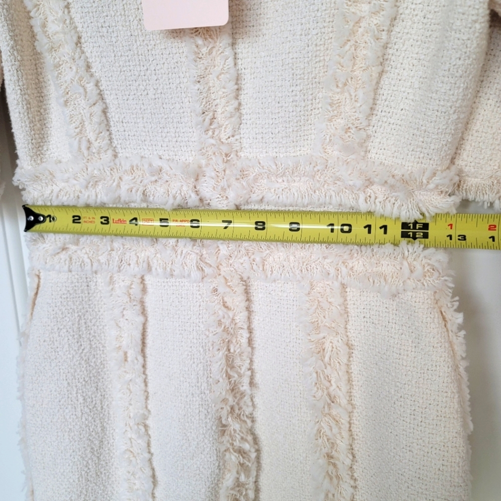 Cream Tweed Dress XS - Picture 6 of 15